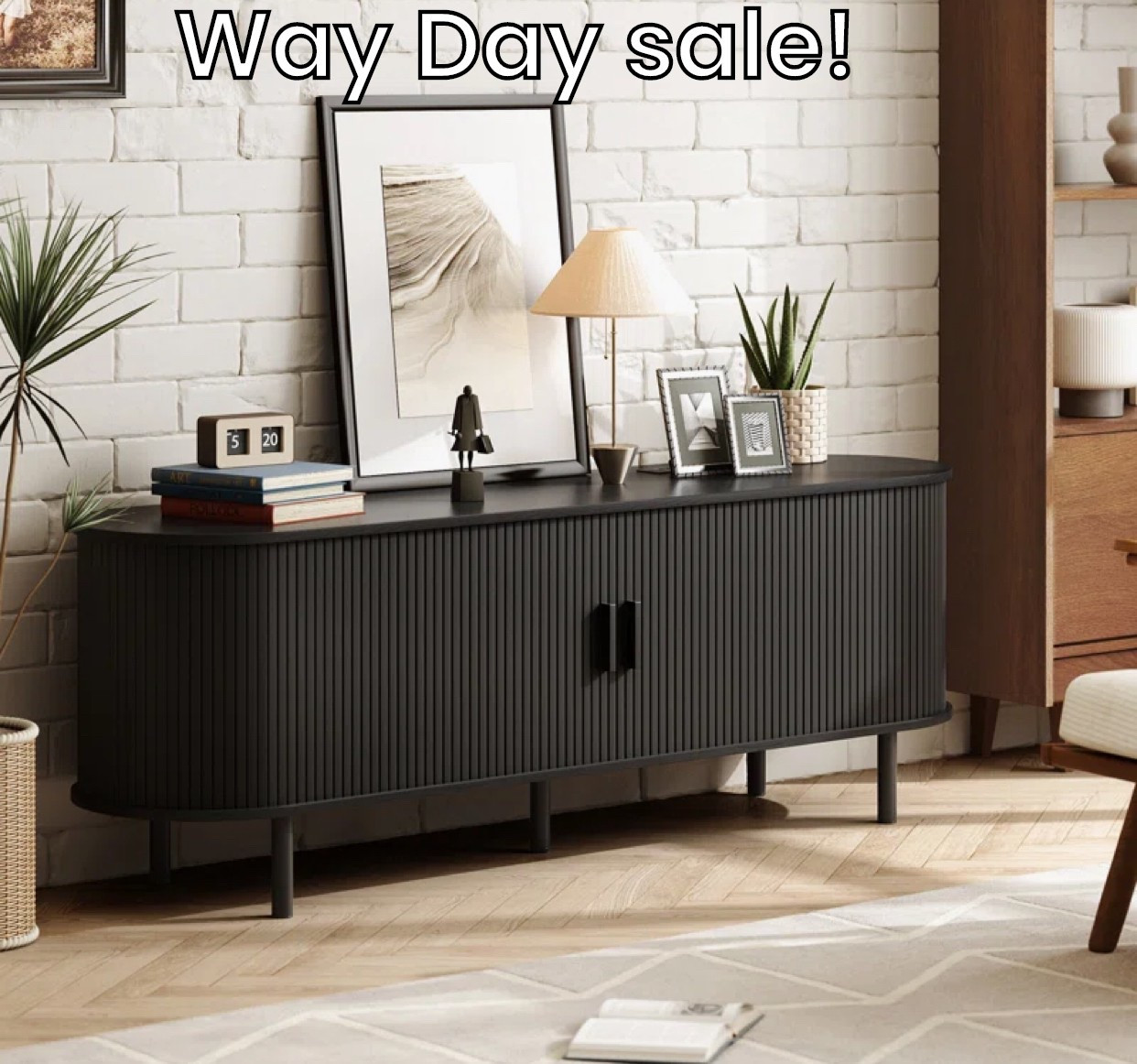 Black media console on sale! 

#LTKHome #LTKStyleTip #LTKSaleAlert