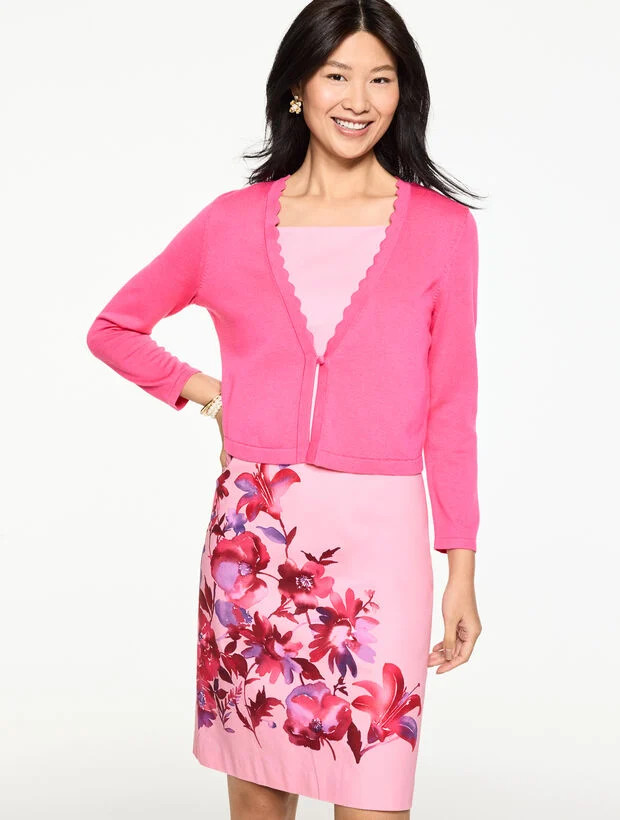 Scalloped Shrug | Talbots
