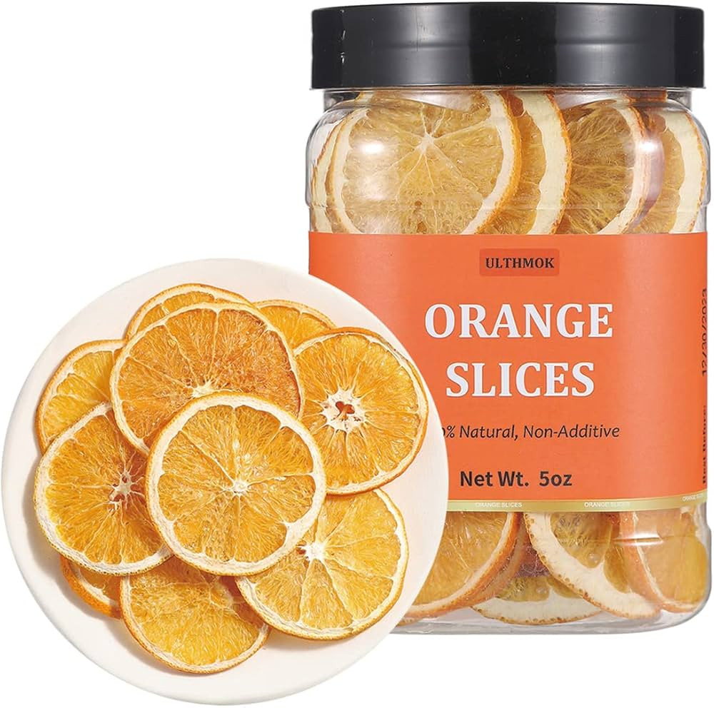 Premium Dried Orange Slices 5 Oz/142g,Dehydrated Dried Oranges.100% Natural & No Additives,No Sug... | Amazon (US)