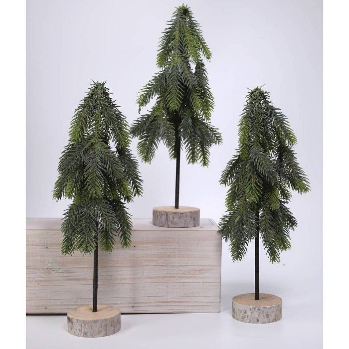 3ct Small Green Tree with Wood Base - Bullseye's Playground™ | Target