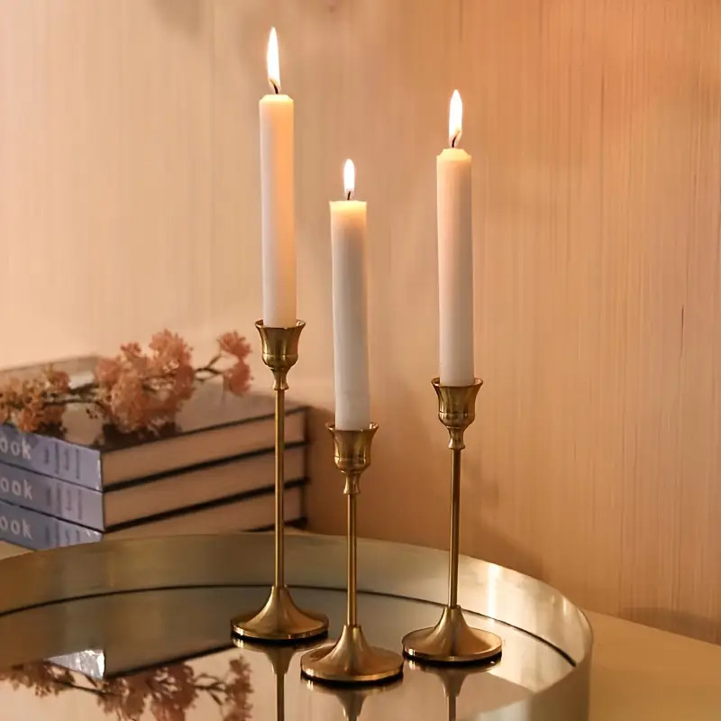 3pcs Set Black Candle Holders For Centerpieces Iron Art Candle Holders Antique Iron Candlestick S... | Temu Affiliate Program