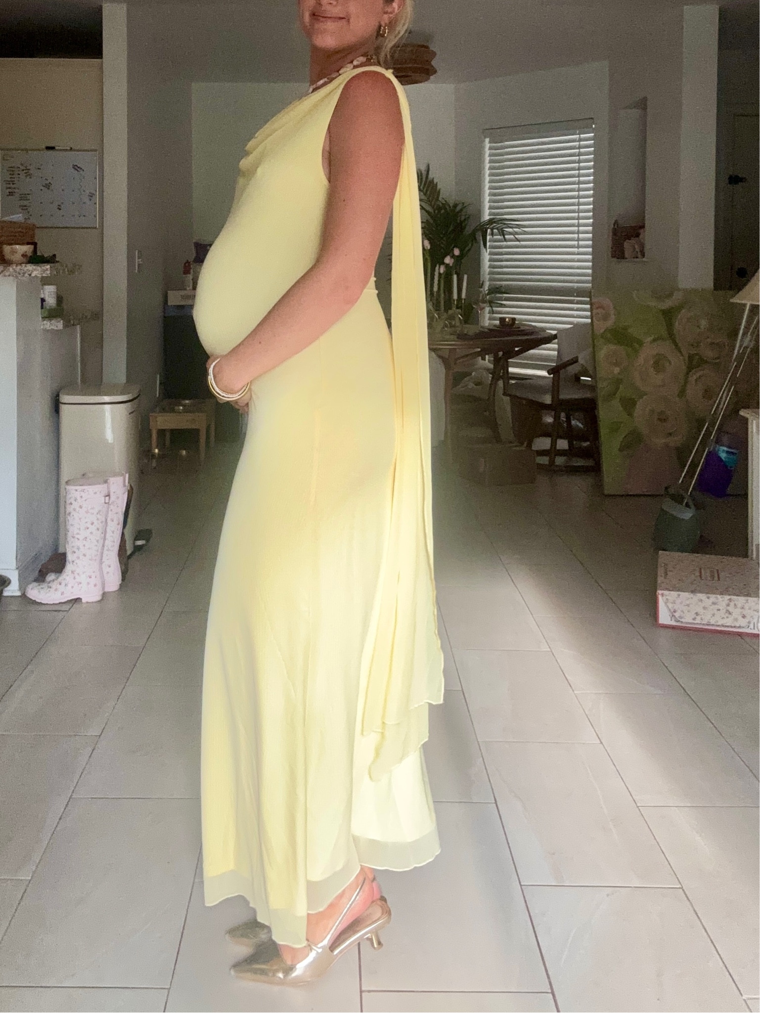 beautiful yellow dress for weddings and maternity pics!!! amazon find 

#LTKbaby #LTKbump #LTKfindsunder50