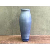Ceramic Porcelain Vase in Satin Lavender/ Blue | Etsy (US)