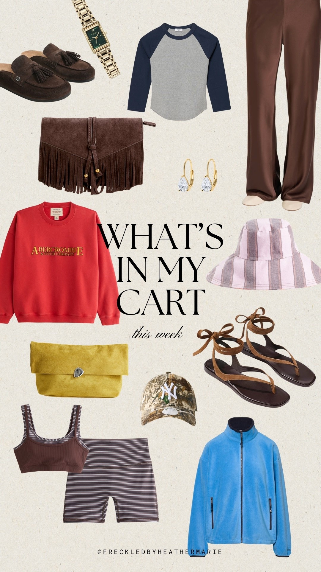 What’s in my cart this week + some on sale! 
Fringe purse is altard state

#LTKSaleAlert