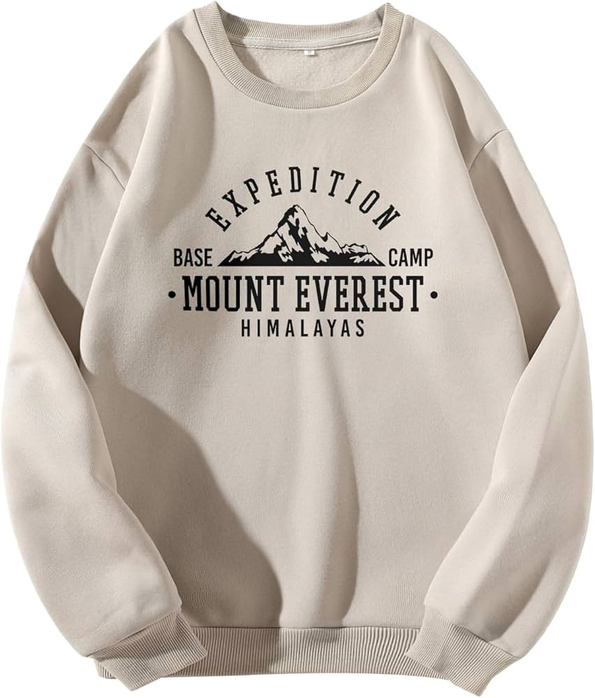 SOLY HUX Women's Letter Graphic Print Pullover Casual Tops Sweaters Crewneck Long Sleeve Sweatshi... | Amazon (US)