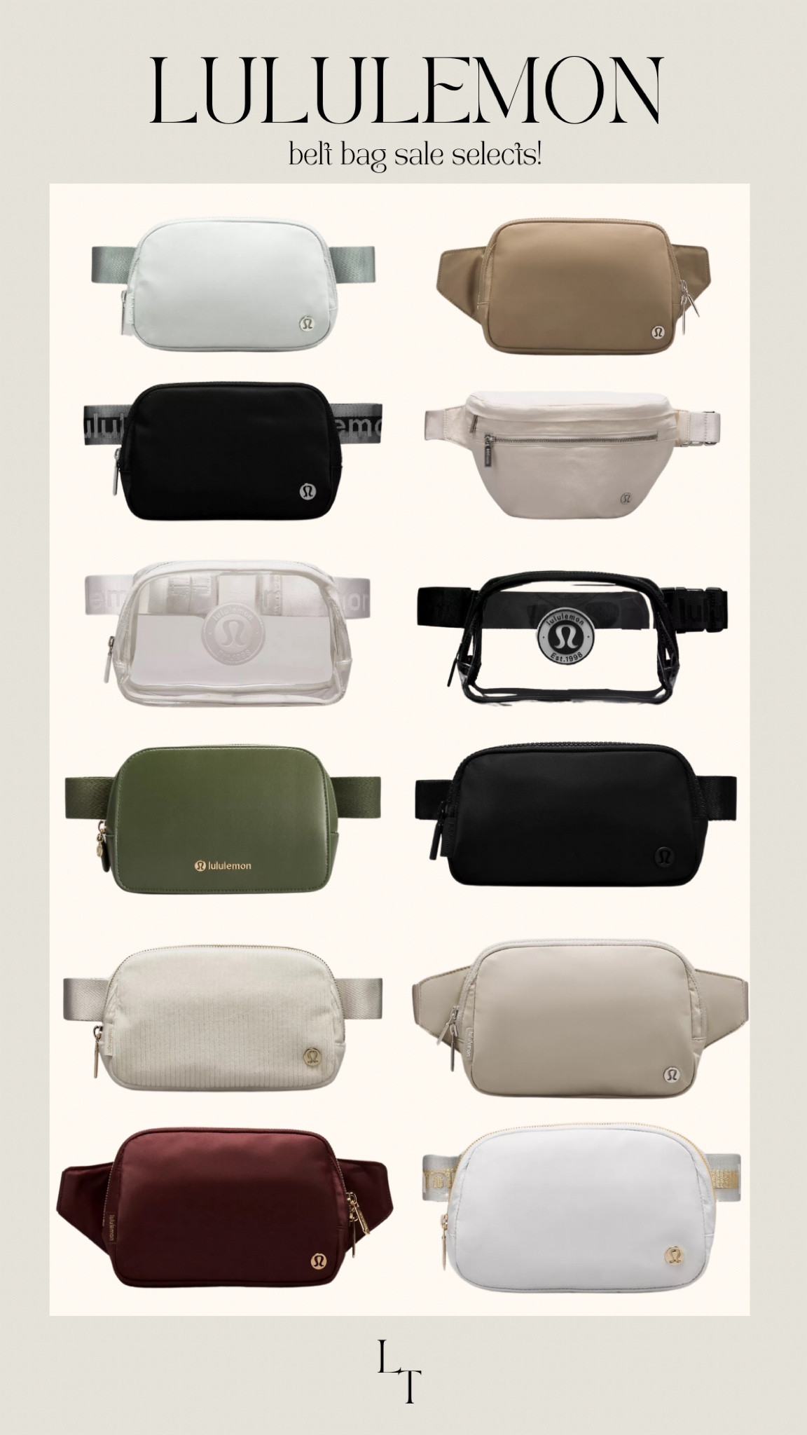 Lululemon’s belt bag sale, my favorite selects are linked below!

#LTKSeasonal #LTKFindsUnder100 #LTKSaleAlert