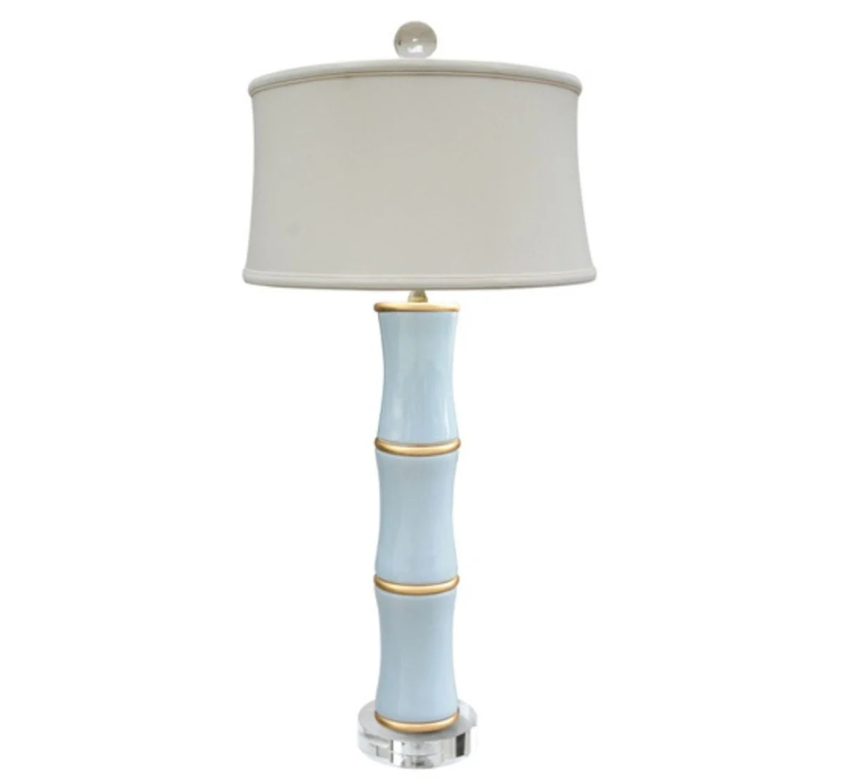 Porcelain Palladian Blue Bamboo Lamp | The Well Appointed House, LLC