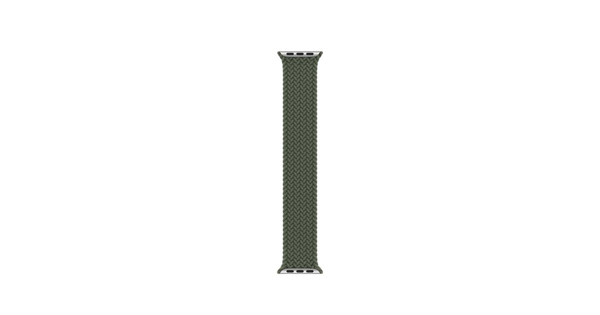 40mm Inverness Green Braided Solo Loop - Size 1 | Apple (US)