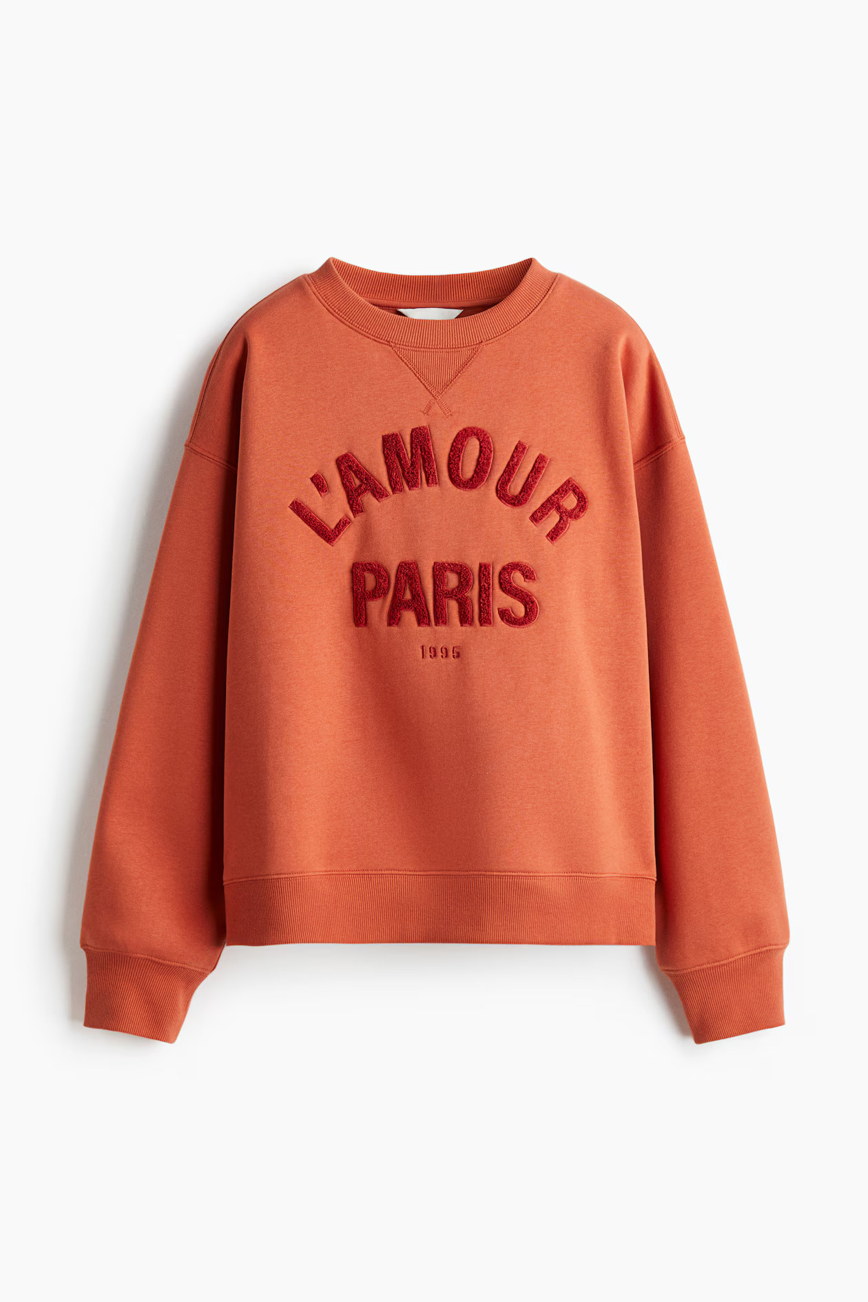 Text-motif sweatshirt | H&M (UK, MY, IN, SG, PH, TW, HK)