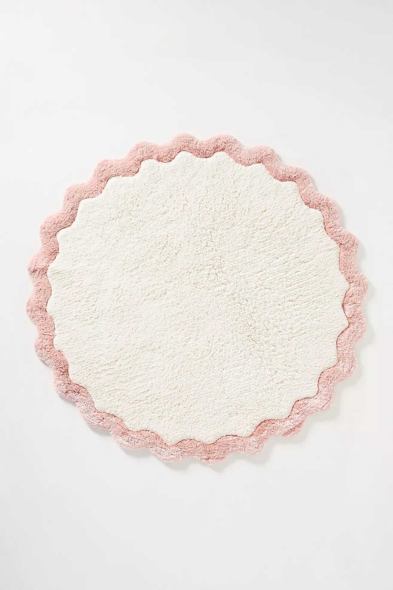 Maeve Scalloped Bath Mat | Anthropologie (US)