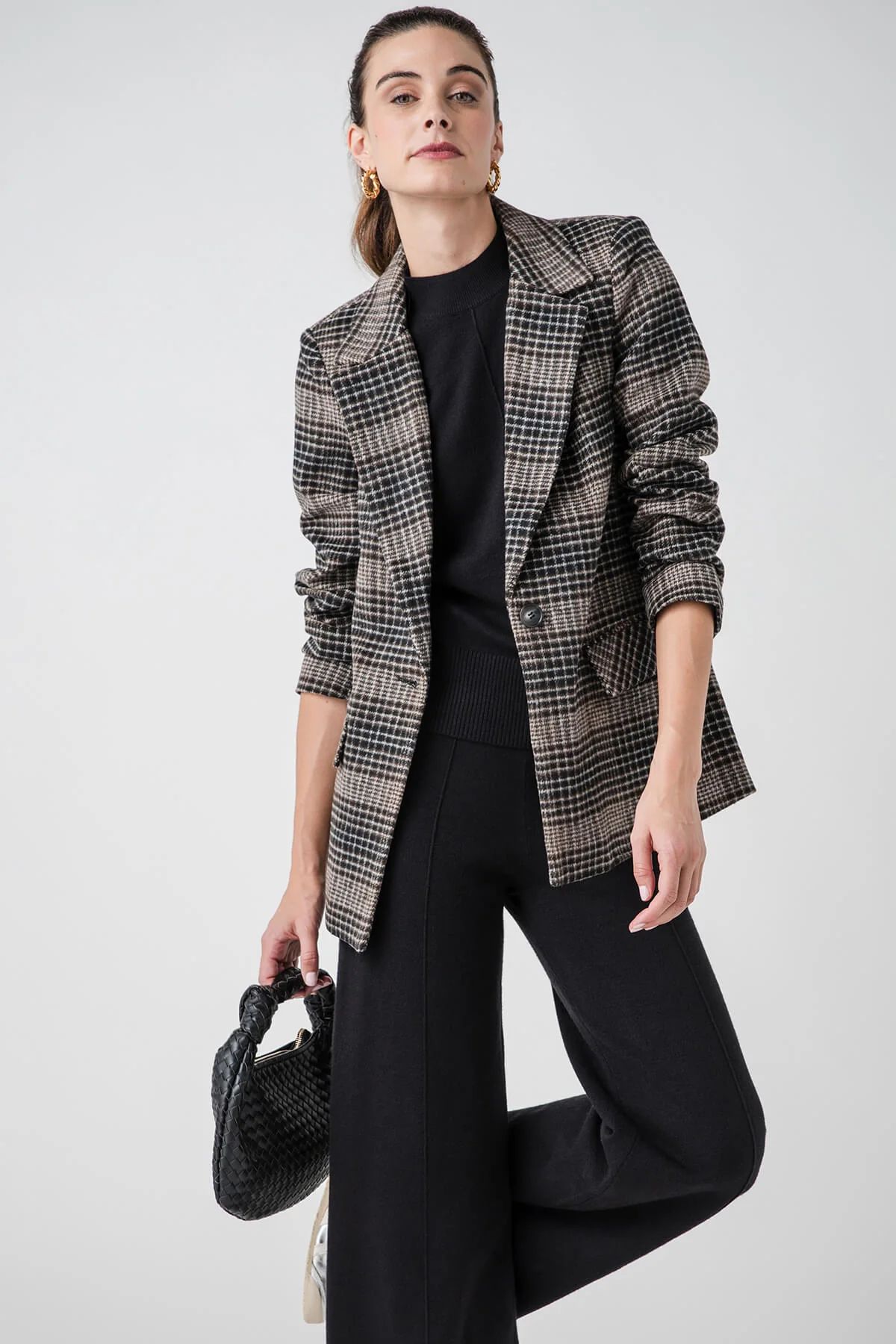 Z Supply Kingston Relaxed Plaid Blazer | Social Threads