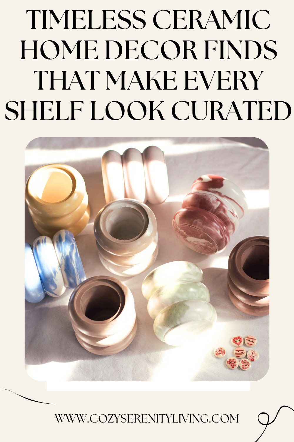 Discover timeless ceramic home decor finds that elevate any shelf with a curated, elegant feel. Soft shapes, natural textures, and neutral tones create a calm and refined aesthetic perfect for modern, cozy interiors. ceramic decor, shelf styling, neutral home decor, aesthetic home

ceramic home decor, shelf styling ideas, neutral decor, modern home decor, aesthetic home, minimalist decor, cozy home styling, decorative objects, curated shelf, home accessories, ceramics, ceramic vase, ceramic mug

#LTKSeasonal #LTKHome #LTKSaleAlert