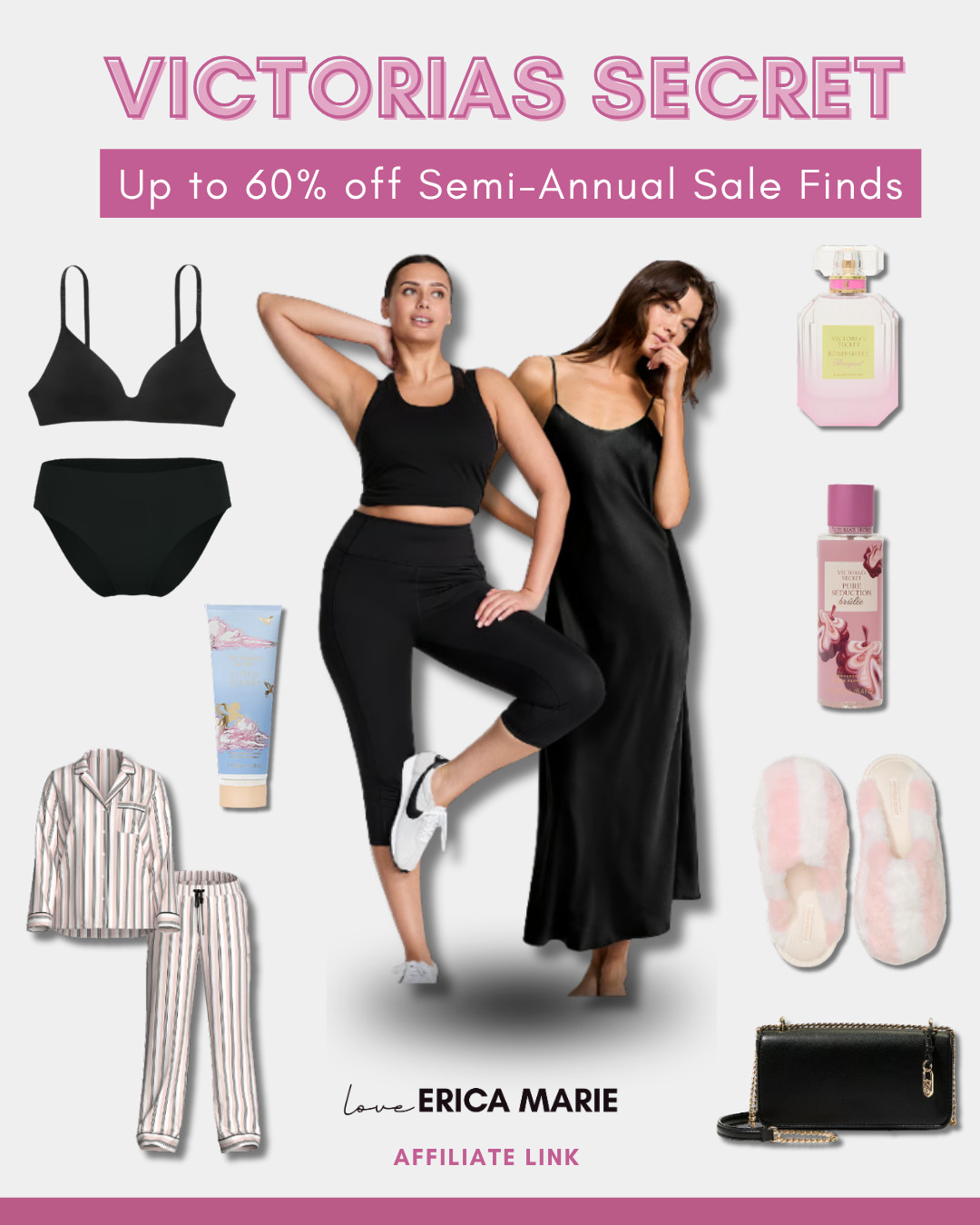Shop the Victoria’s Secret Semi-Annual Sale and save up to 60% on beauty and sleepwear favorites. Stock up on must-have lotions, fragrance mists, pajamas, and cozy sleepwear while enjoying incredible savings. These bestselling essentials are perfect for self-care, gift baskets, and keeping a few thoughtful gifts on hand for birthdays and special occasions. Don’t miss these limited-time deals on women’s beauty products and loungewear favorites. 

 #LTKgrwm #LTKootd #LTKSaleAlert