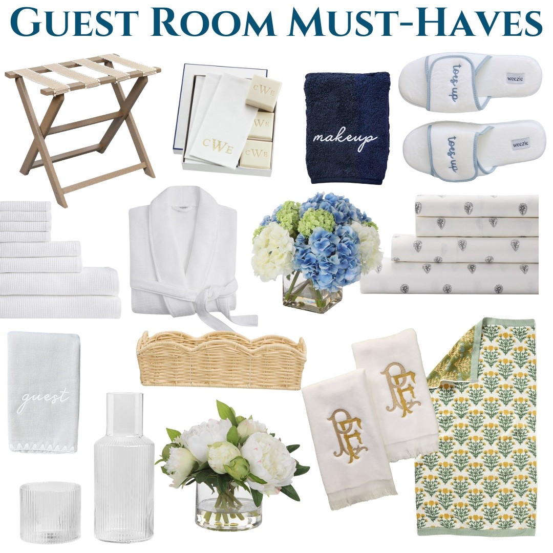 Guest room must-haves! 