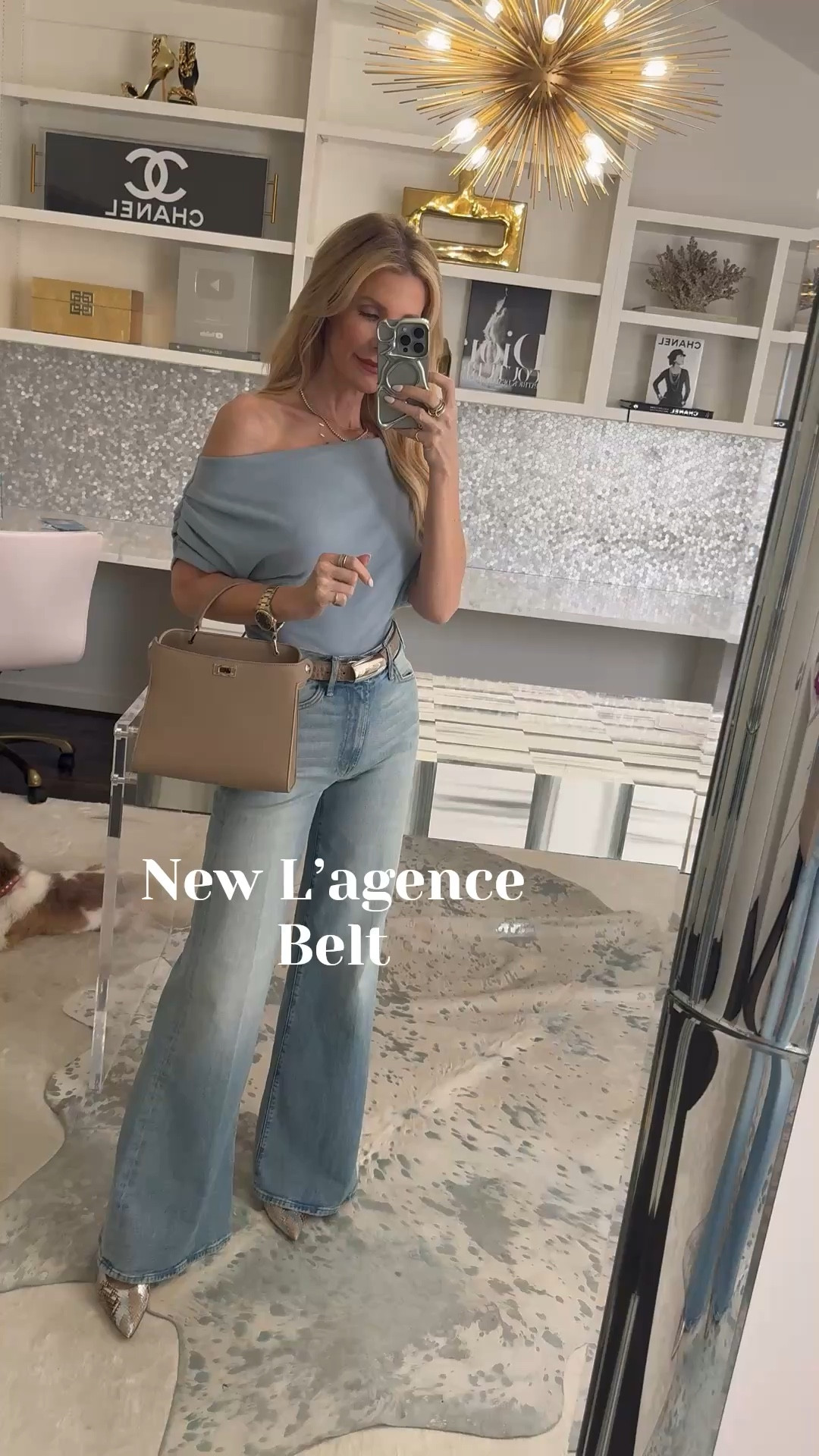 Chic brunch outfit with flattering wide leg jeans and a one shoulder top
These jeans are so good—they make your legs look so long and have been top sellers for a reason! I love this soft one shoulder top for an elevated but easy look.
I’m wearing size 24 in the jeans and XS in the top and belt, everything fits true to size. 

 #LTKootd #LTKSeasonal #LTKOver40