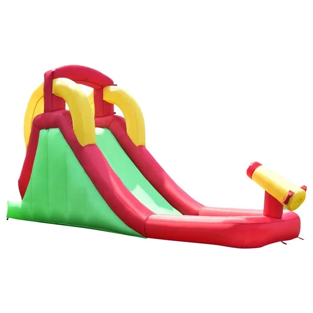 Costway Inflatable Moonwalk Water Slide Bounce House Bouncer Kids Jumper Climbing | Walmart (US)