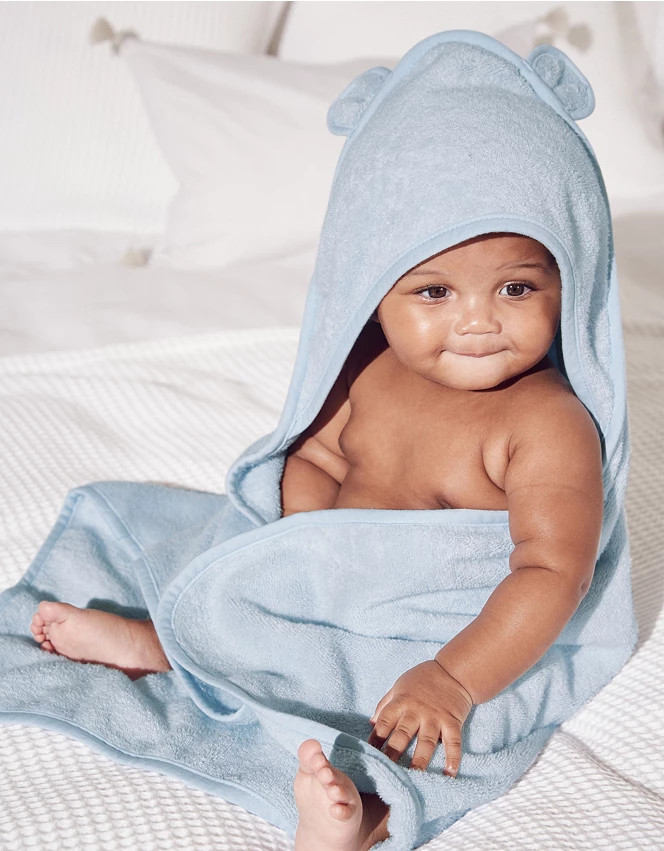 Hydrocotton Hooded Baby Towel | The White Company (UK)