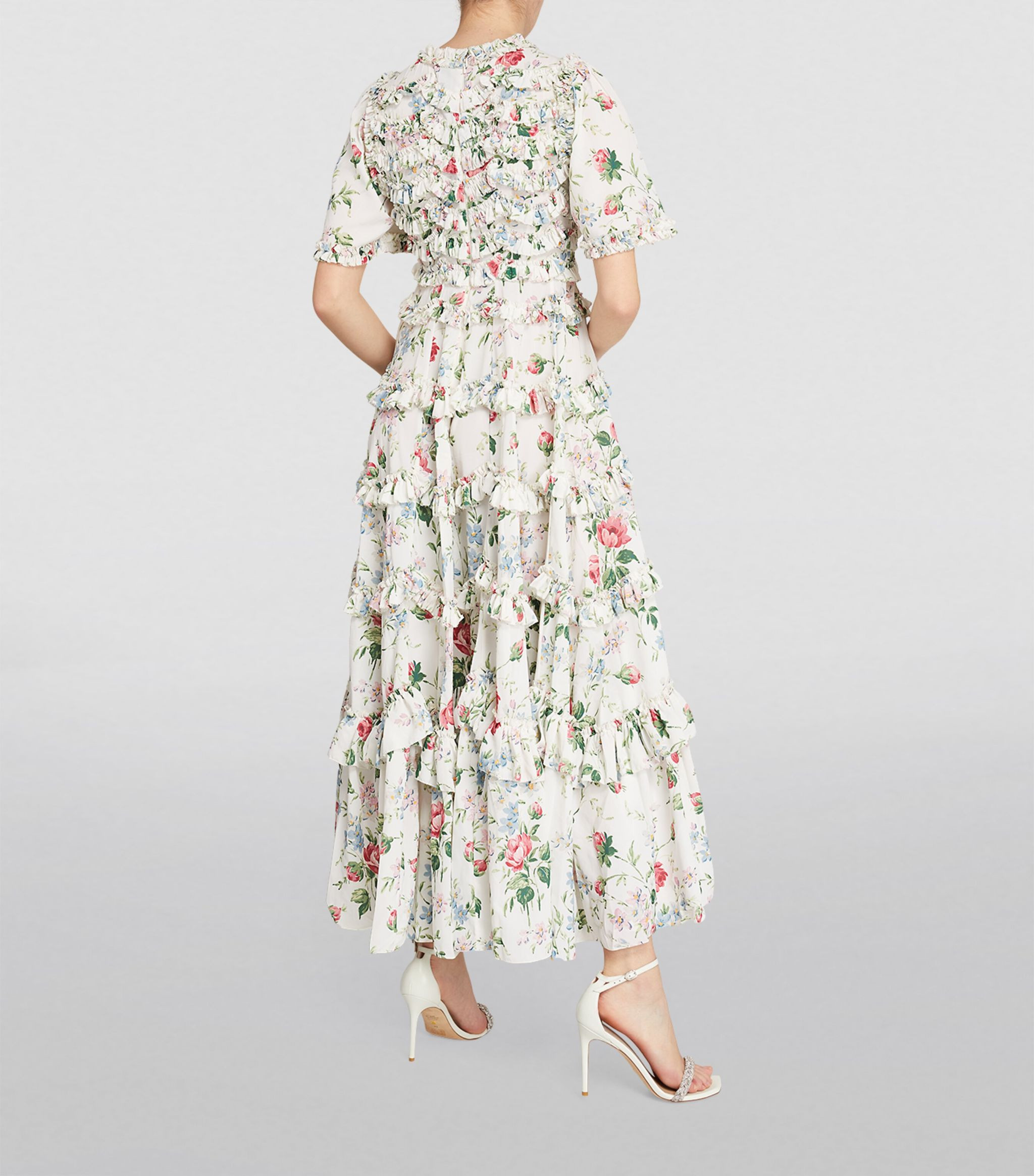 Crepe Floral Fantasy Gown | Harrods