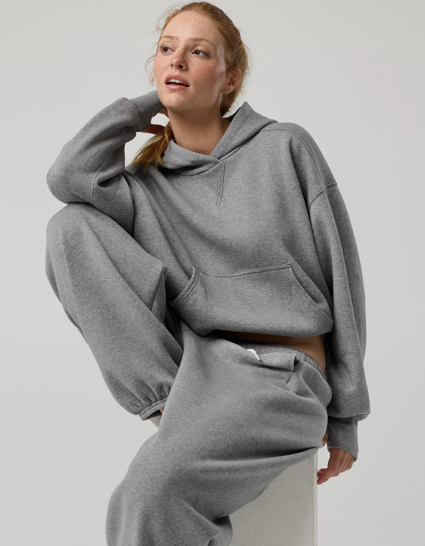 Matching Set OFFLINE By Aerie Cloud Fleece Classic Length Hoodie | American Eagle Outfitters (US & CA)