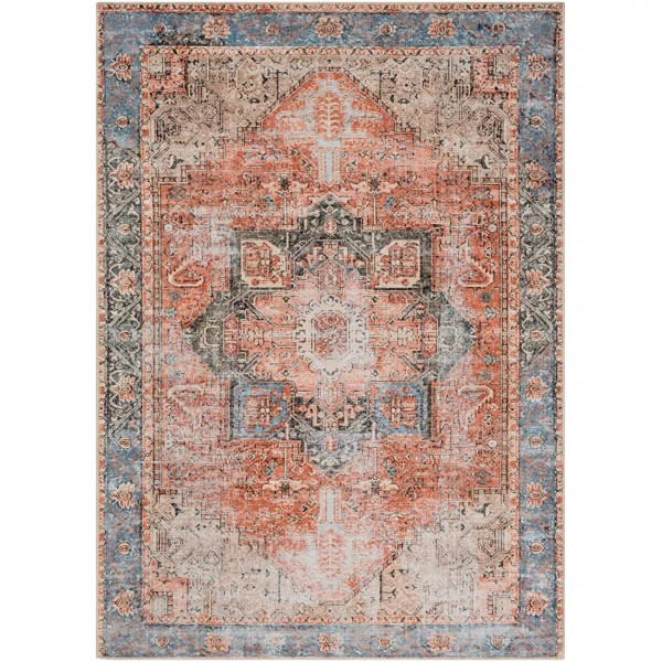 Mya Oriental Brown/Tan/Ivory Area Rug | Wayfair North America