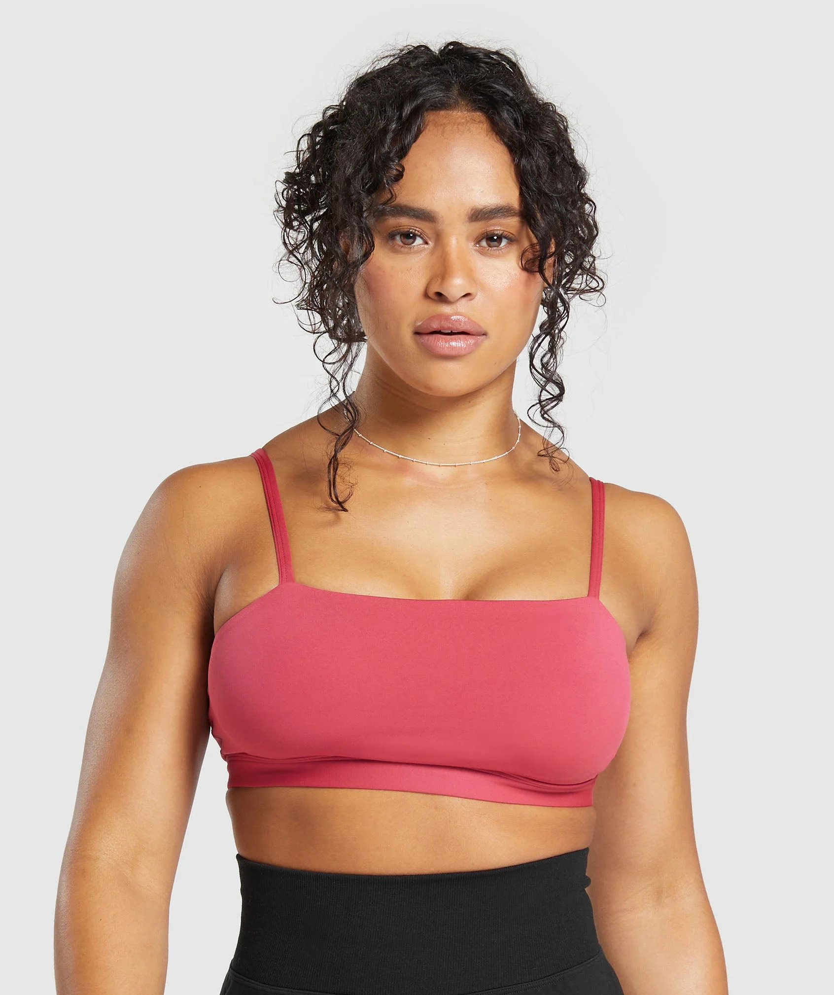 Gymshark Cut Out Bandeau - Vintage Pink | Gymshark US