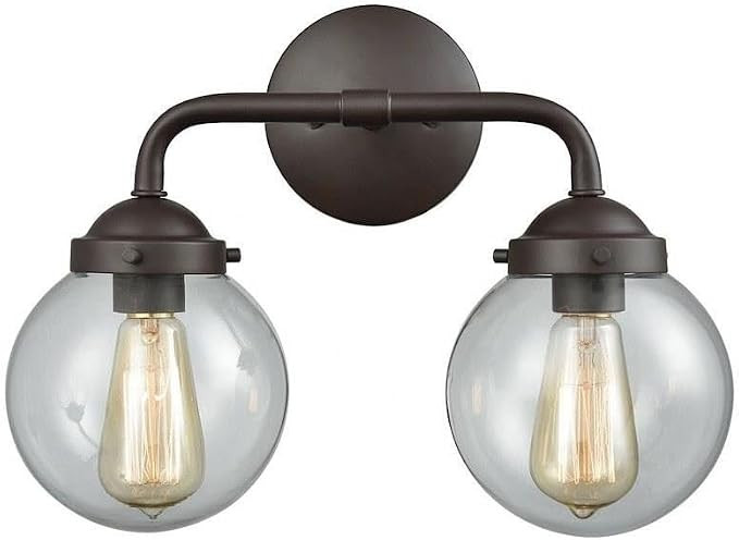 Thomas Lighting CN129211 Vanity Light, 7"D x 15"W x 11"H, Oil-Rubbed Bronze | Amazon (US)