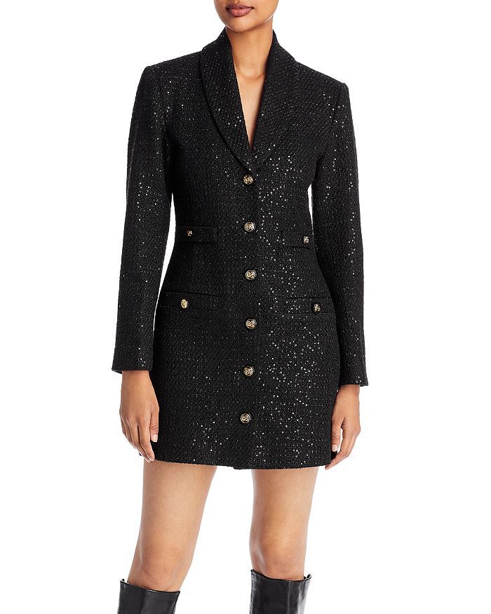 Sequined Tweed Blazer Dress - 100% Exclusive | Bloomingdale's (US)