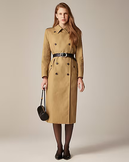 Oval buckle belt in Italian leather | J. Crew US