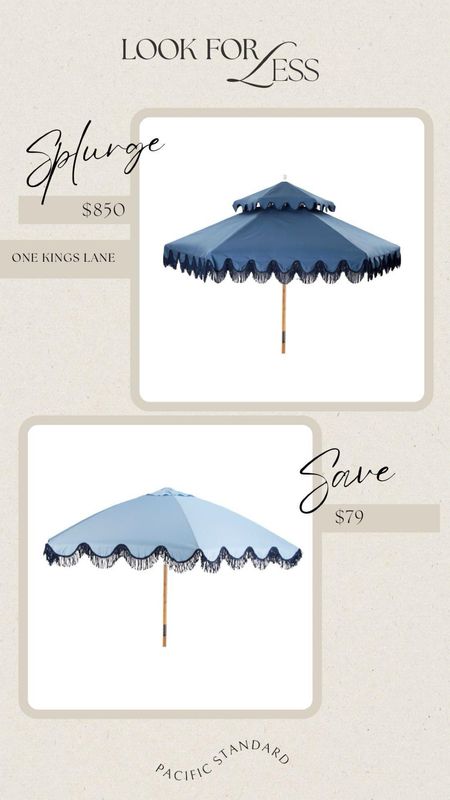 Daily Find #512 | One Kings Lane Daiana Two-Tier Fringe Patio Umbrella, Blue/Navy Fringe #lookforless



Splurgevssave, get the look, fringe umbrella 

#LTKStyleTip #LTKFindsUnder100 #LTKHome