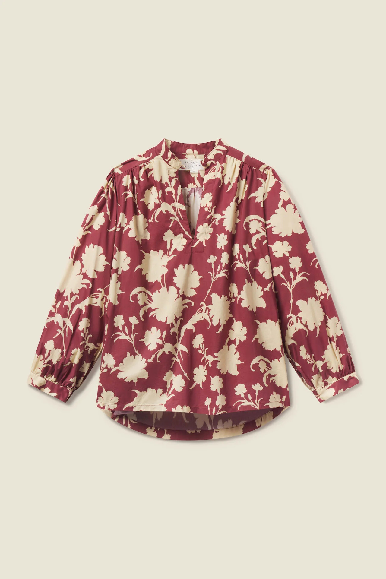 Bailey Blouse Port Shadow | TROVATA