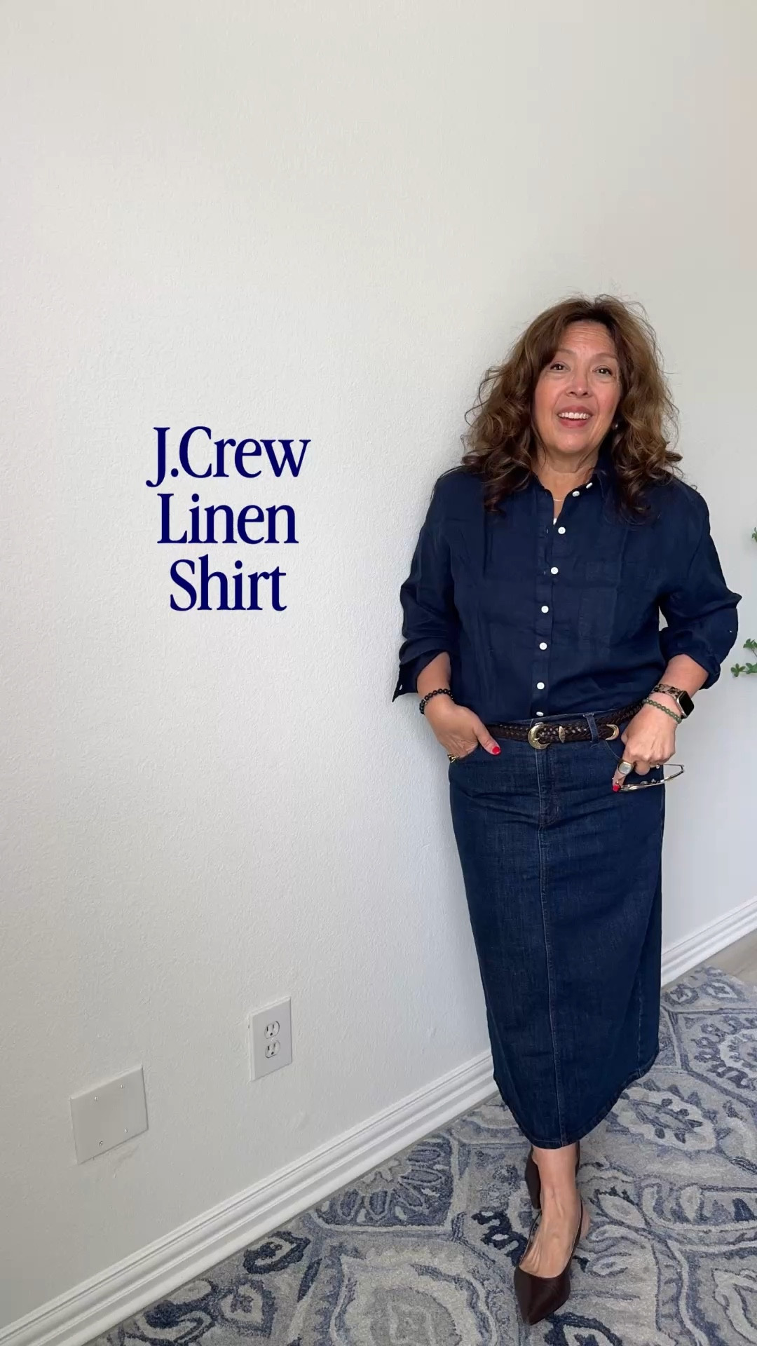 Love love love this linen shirt. It’s beautiful quality and I am obsessed. Need another color. 
True to size. Wearing a 14. 
I’m Elisa, a wardrobe stylist, founder of Turnkey Style, and author of The Style Advantage: I Say What HR Can’t. I work with professionals and corporate teams to help them show up authentically, on brand, and with confidence. I’m also a mom of two grown boys, a wife, a post-menopausal woman in business, 5’4”, a size 14/16 on the bottom and L on top. I’ve been everything from a size 10–18+, which is why fit, function, and real life always come first.


#LTKSaleAlert #LTKPlusSize #LTKootd