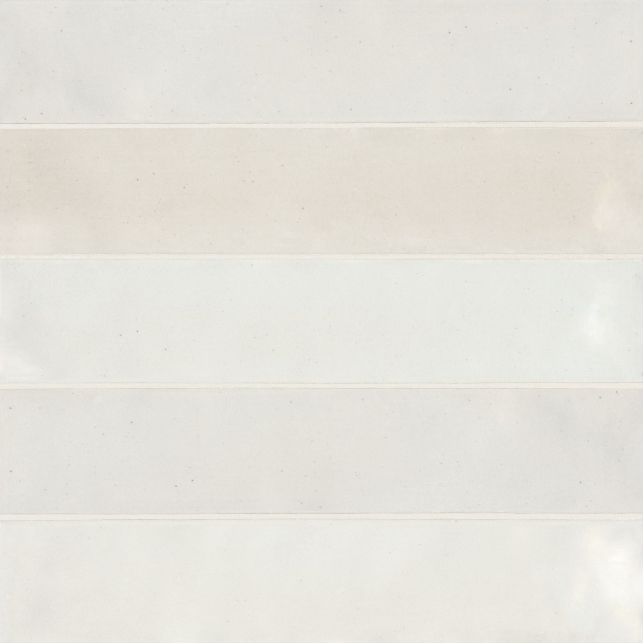 Celine 2.5" x 12" Glossy Porcelain Floor & Wall Tile in White | Bedrosians Tile & Stone