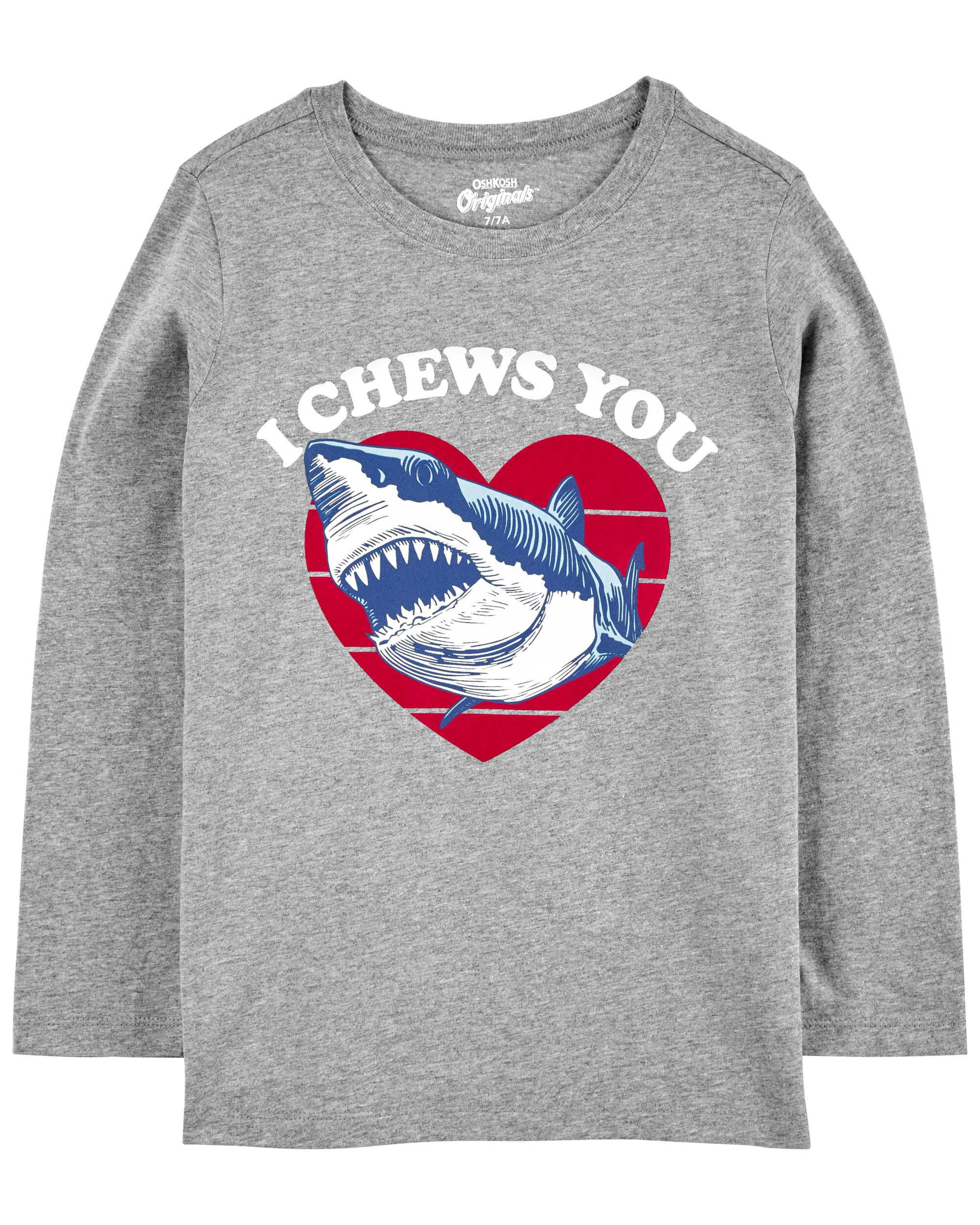 Grey Kid Shark Graphic Tee | carters.com | Carter's