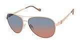 Jessica Simpson J5702 Stylish Metal UV Protective Women's Aviator Sunglasses. Glam Gifts for Women,  | Amazon (US)