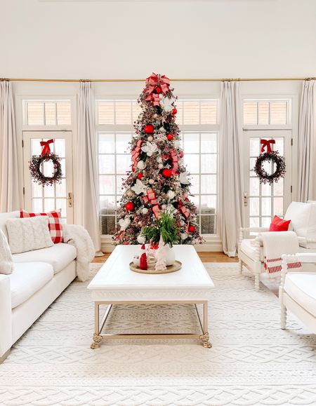 Christmas tree, king of Christmas, my Texas house, Walmart, Christmas wreaths, rug, sofas, living room, Christmas decorations 

#LTKCyberWeek #LTKhome #LTKHoliday