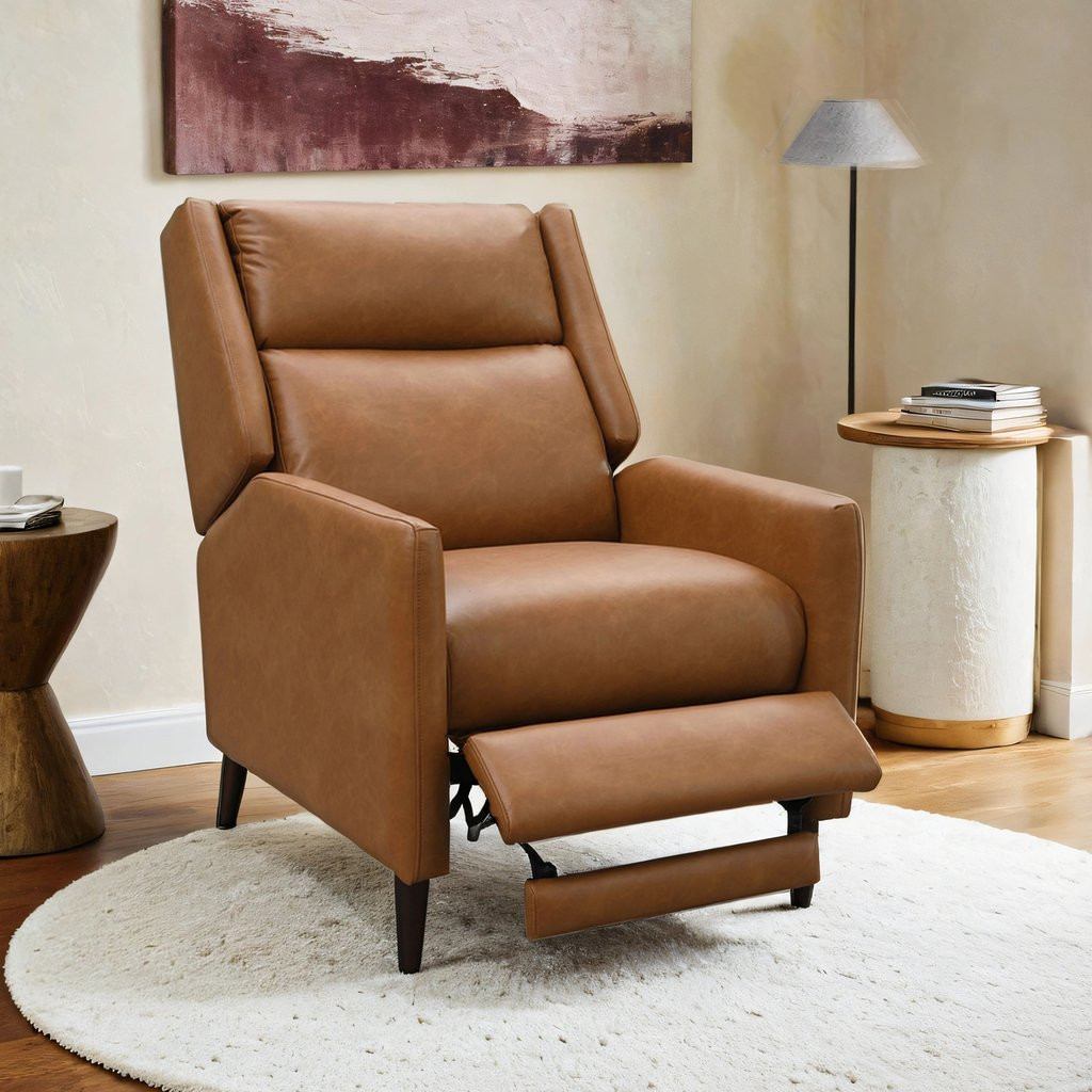 Psyche Pushback Recliner In Brown | 1stopbedrooms