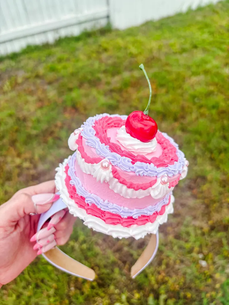 Vintage Fake Cake Headbands | Etsy (US)
