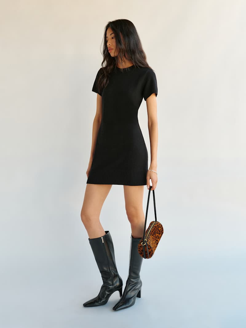 Sadie Cashmere Mini Dress | Reformation (Global)