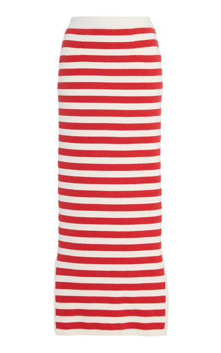 Exclusive Riviera Ari Striped Knit Maxi Skirt | Moda Operandi (Global)