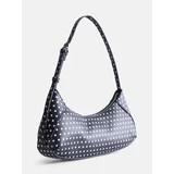 Madden NYC Women's Curved Baguette Shoulder Bag, Black and White | Walmart (US)