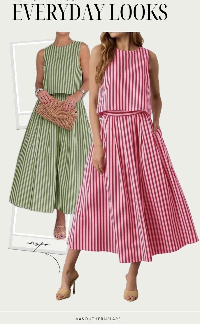 Refresh your summer wardrobe with these chic striped dresses! Perfect for any occasion, from casual outings to beach vacations. #SummerStyle #FashionInspo

#LTKTravel #LTKWorkwear #LTKPetite
