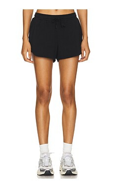 Varley Margot Low Rise Short in Black from Revolve.com | Revolve Clothing (Global)