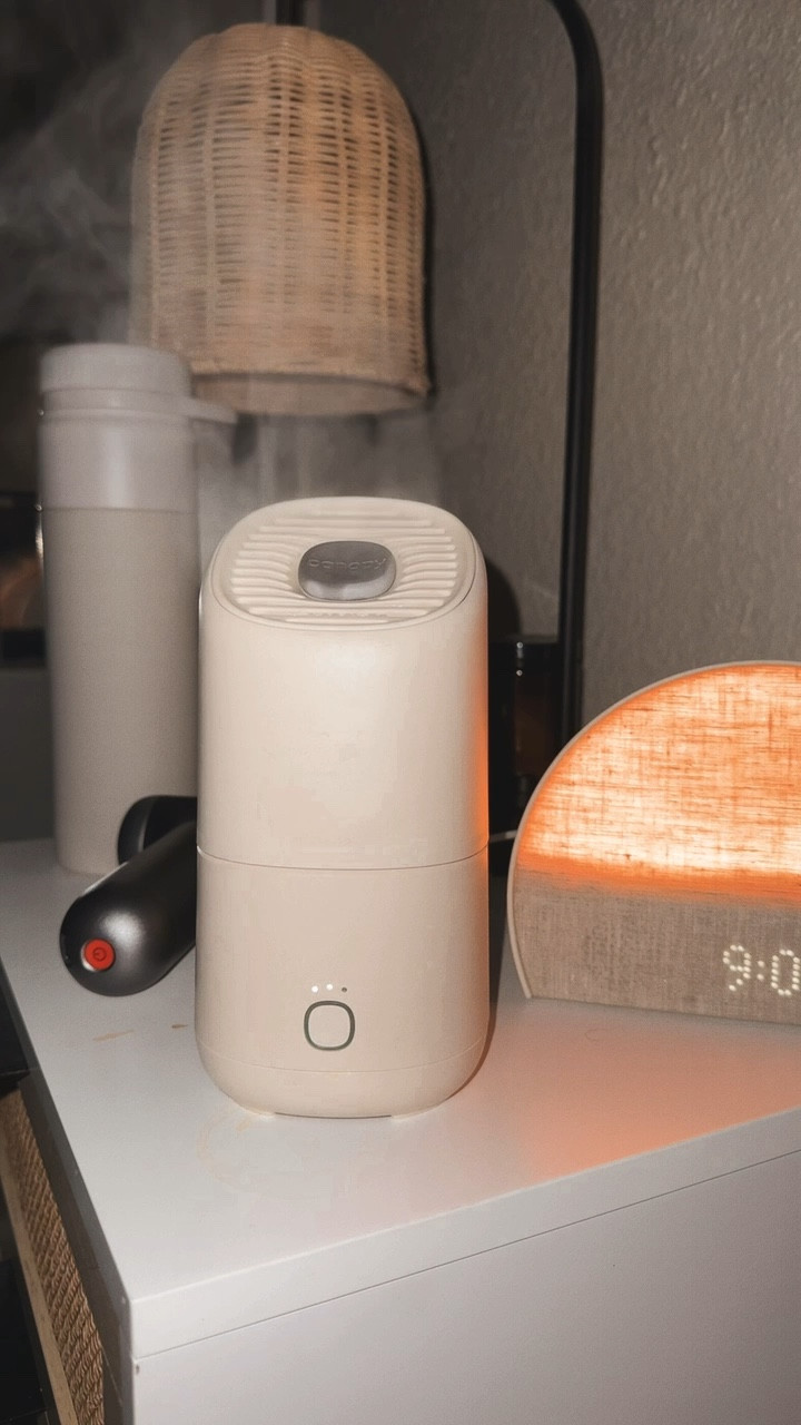 Wellness Side Table
Canopy Travel Humidifier 
Hatch Alarm Clock
Heated massaging gun
Oura Ring 

#LTKHome #LTKFitness