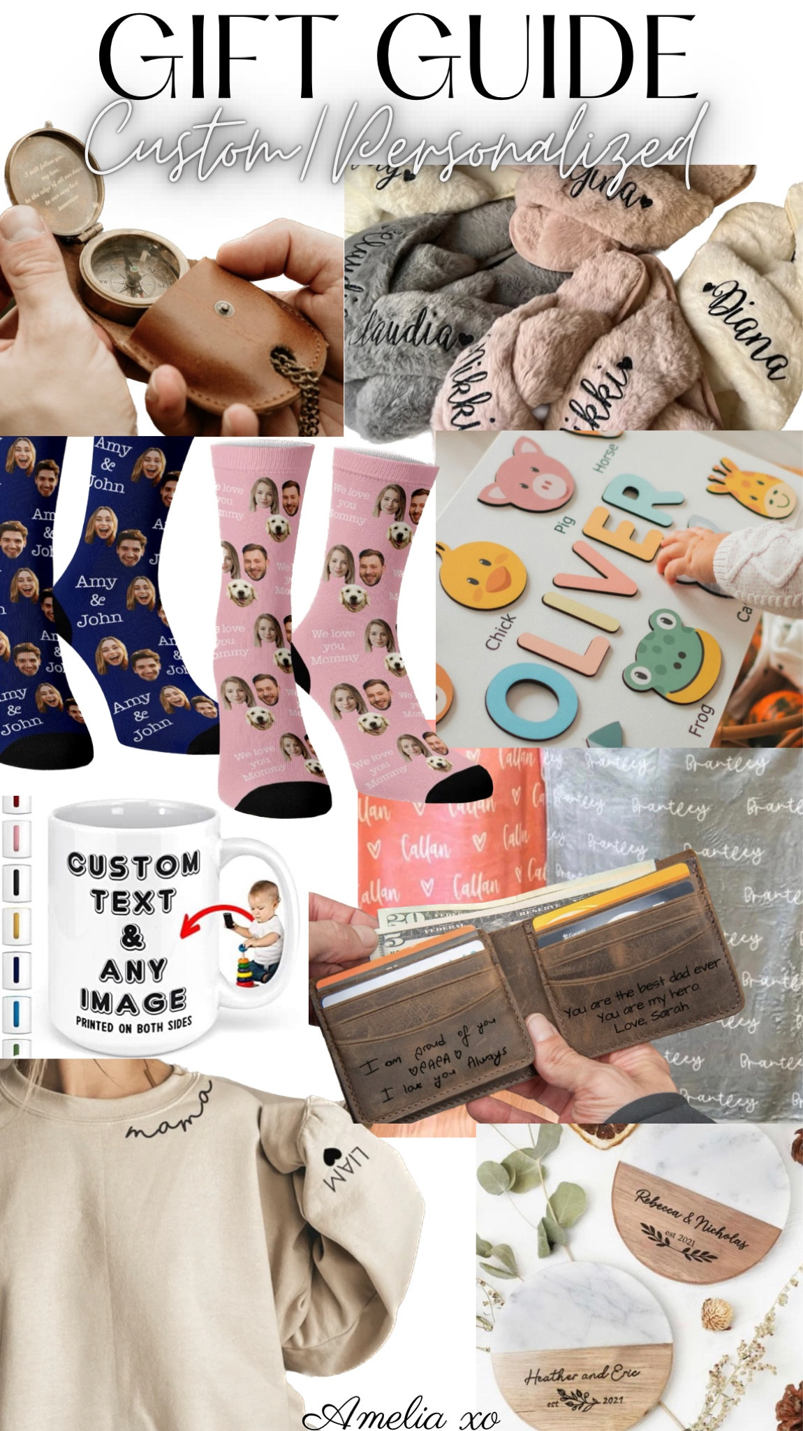 Personalized/custom gifts for all! Young to old! Kids to grandparents! Him or her! 

#LTKunder50 #LTKHoliday #LTKSeasonal