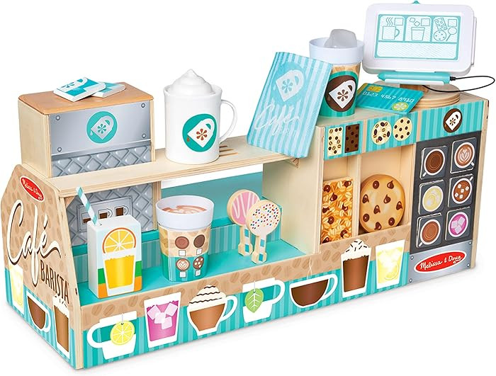 Melissa & Doug Wooden Café Barista Coffee Shop (35 Pieces) - FSC Certified | Amazon (US)