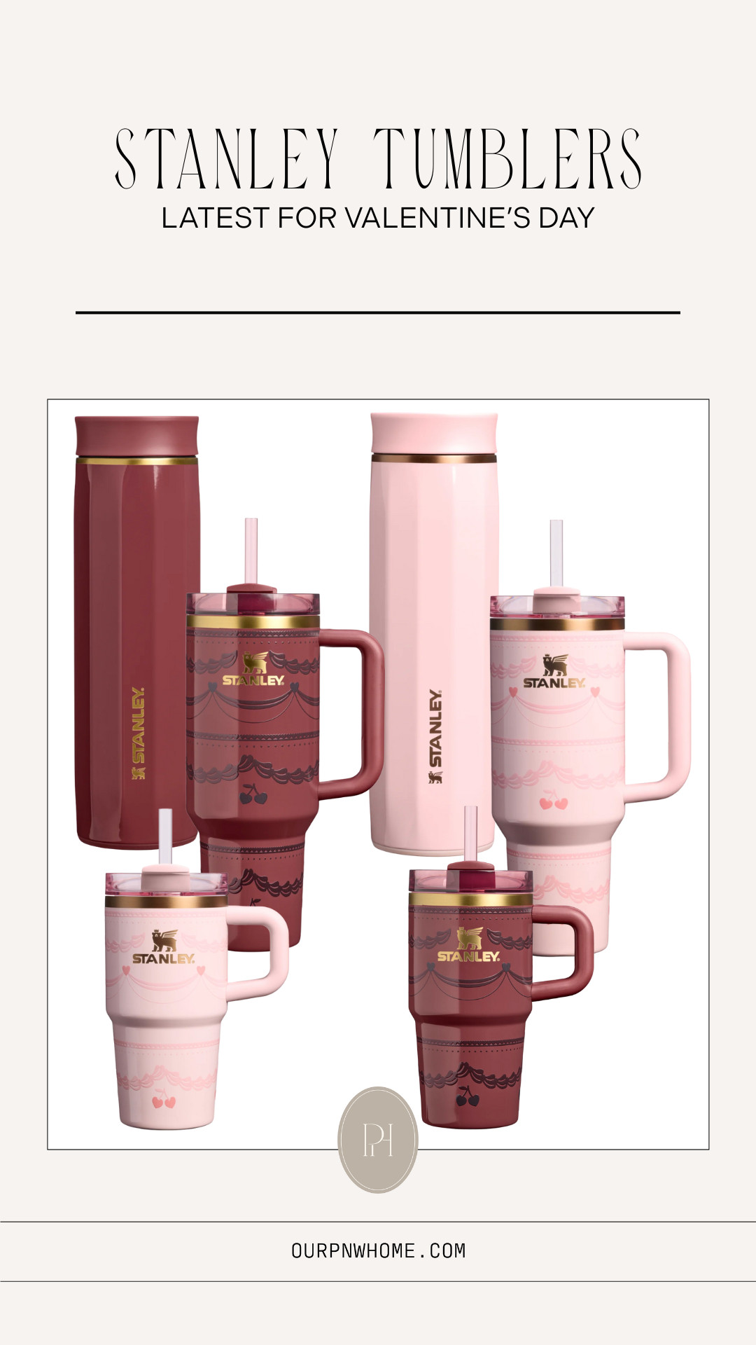 New for Valentine's Day from Stanley!

Stanley tumblers, Valentine's Day gifts, pink water bottle, red water bottle, burgundy water bottle, coffee tumblers, reusable water bottle, pastel pink bottle 

 #LTKmomlife #LTKSeasonal #LTKFindsUnder50