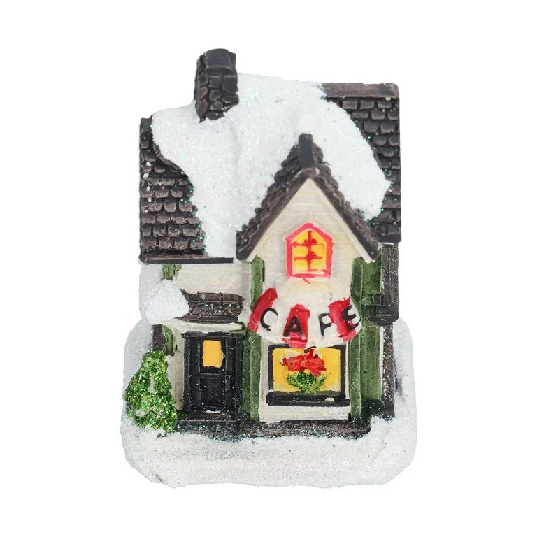 EOTVIA Christmas Village House,Christmas Scene Village House,Christmas Village House LED Christma... | Walmart (US)
