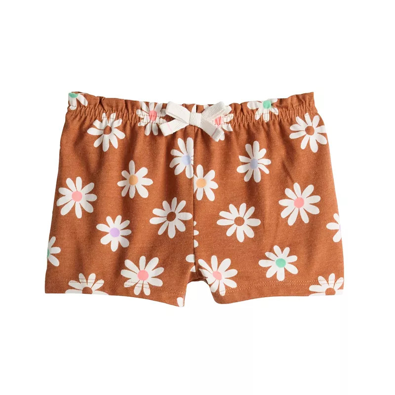 Baby Girl Jumping Beans® Paperbag-Waist Shorts | Kohl's