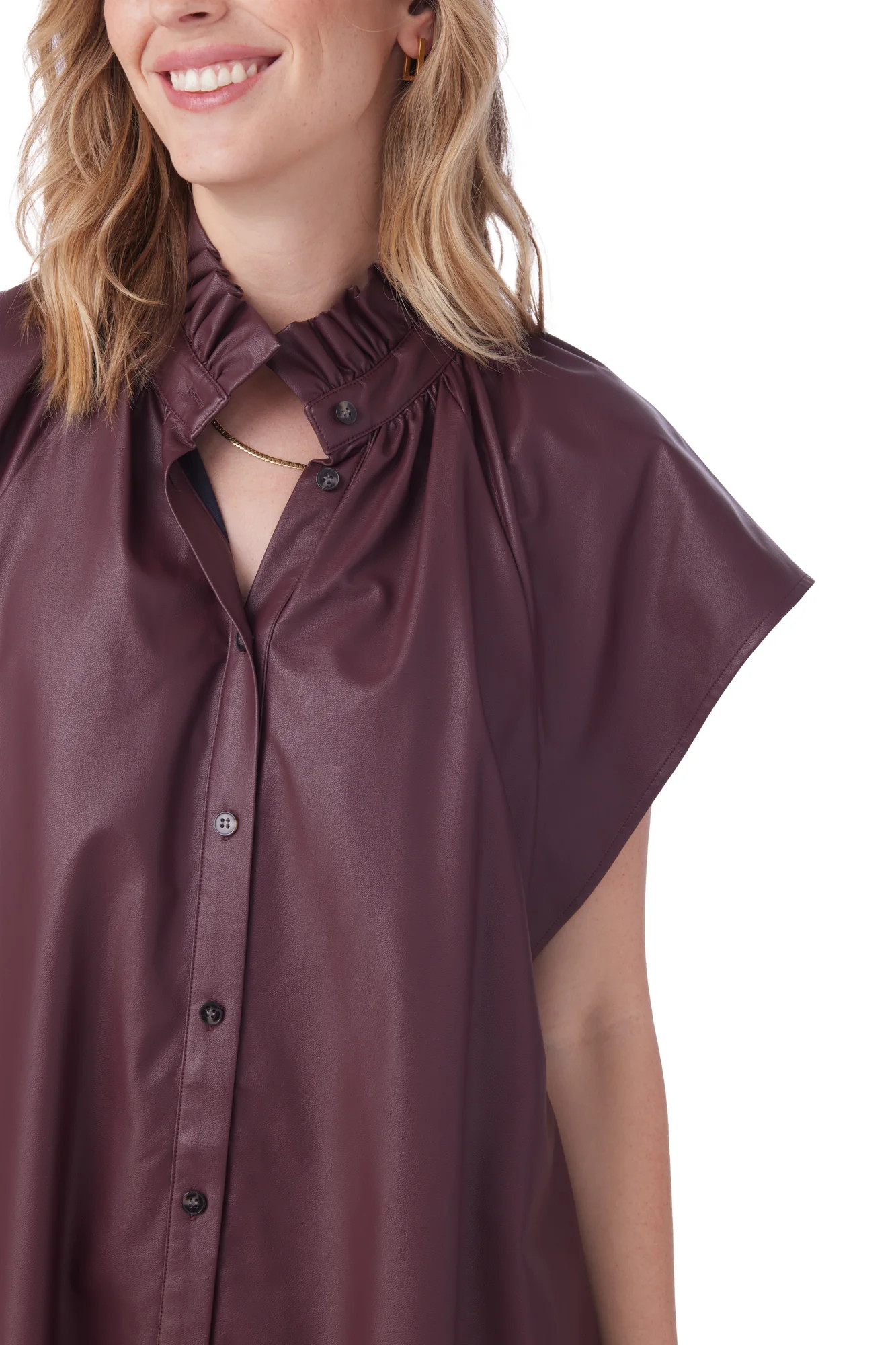 Wilhelmina Dress in Wine | CROSBY by Mollie Burch | CROSBY by Mollie Burch