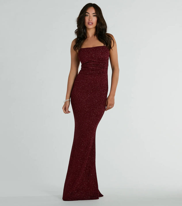 Wendy Sleeveless Mermaid Glitter Formal Dress | Windsor Stores